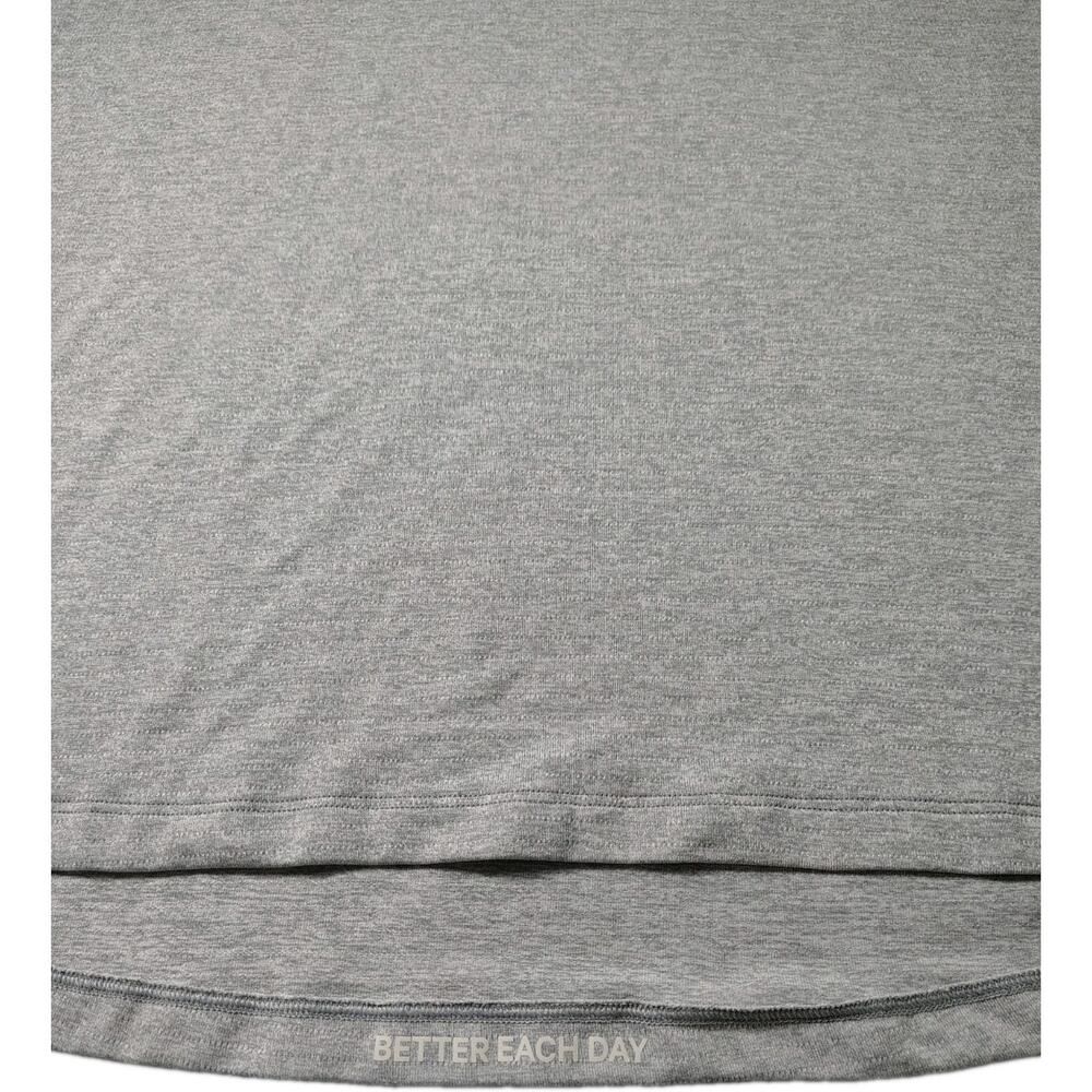 Lululemon Better Each Day Shirt Mens M Gray Short Sleeve Stretch Performance EUC - Picture 2 of 7